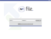 Tablet Screenshot of apfile.net